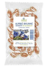 Alpské bylinné bonbóny se sladidlem 100g