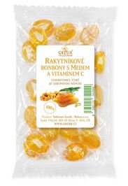 Rakytníkové bonbóny s medem a vitaminem C,  100g