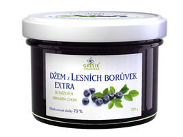 Džem z Lesních borůvek se sníženým obsahem cukru 220g