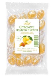 Citrónové bonbóny s medem 100g