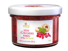 Džem z Červeného rybízu se sníženým obsahem cukru 220g