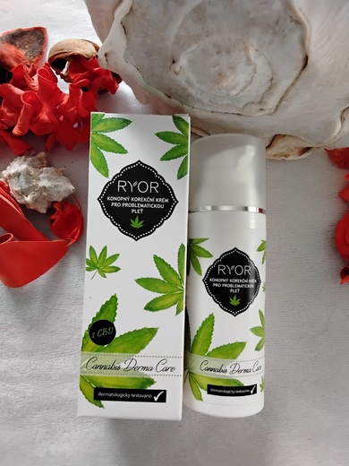 Konopný korekční krém pro problematickou pleť  50ml