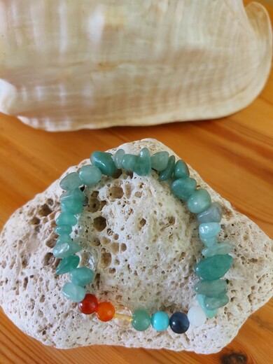 Čakrový náramek s aventurínem